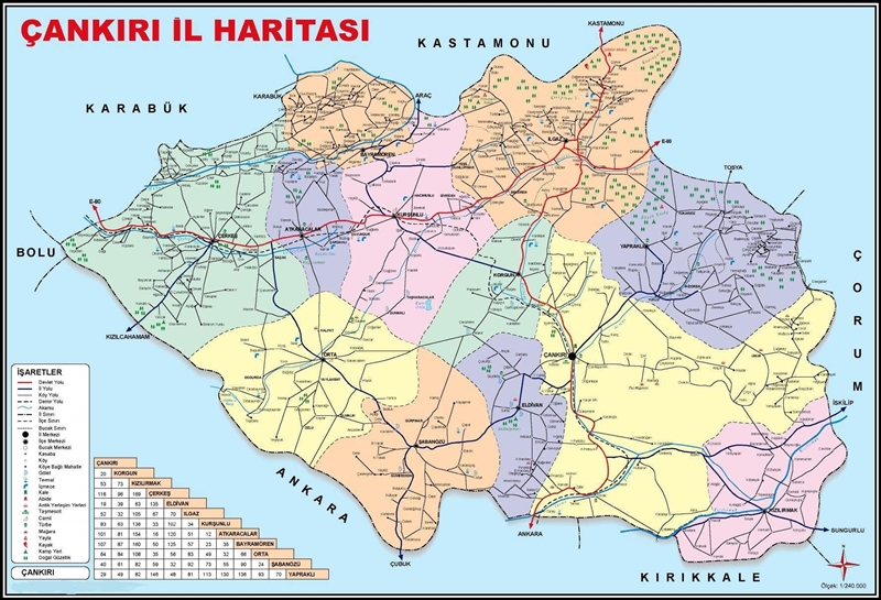 Çankırı Haritası