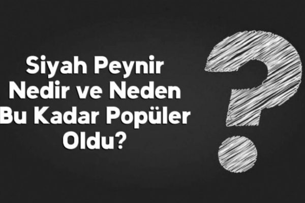 Siyah Peynir Nedir ve Neden Bu Kadar Populer Oldu